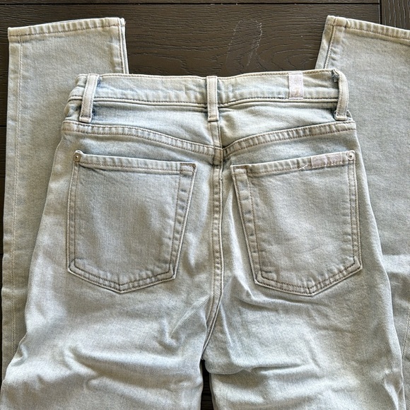 Womens 7 for all mankind jeans, washed out light blue, size 24 - Picture 2 of 3